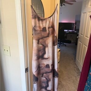 SHEIN Multicolor Abstract Dress